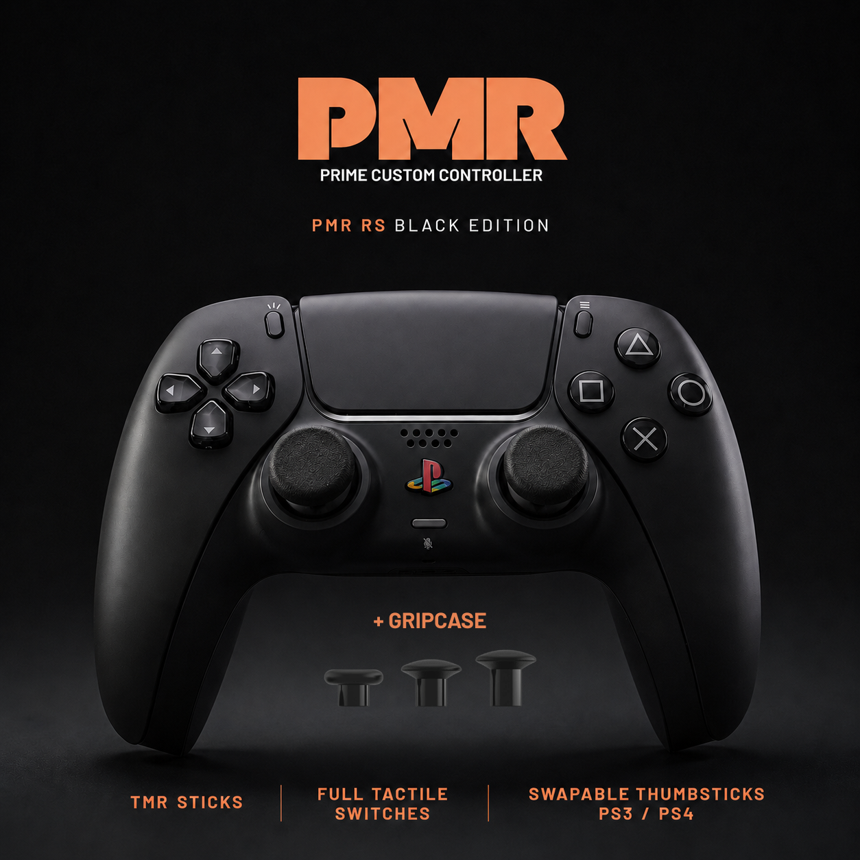 PMR RS BLACK EDITION + GRIPCASE (PS5 + PC)