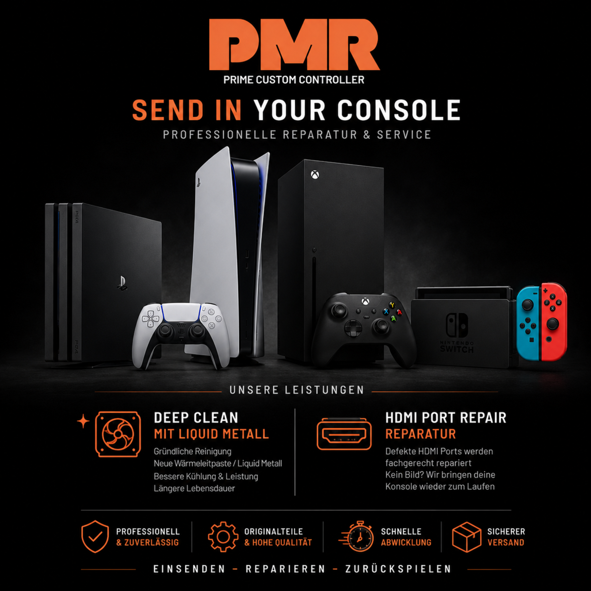 SEND IN YOUR CONSOLE